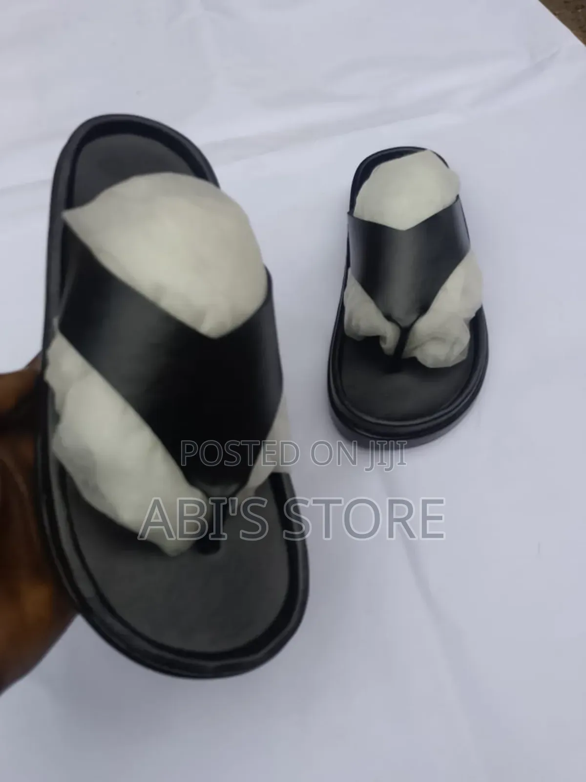 Men's Hand-Made Leather and Skin Slippers/ ABI'S STORE