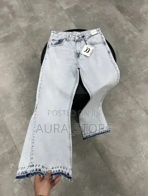 High-Waisted Flare Jeans