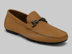 Men’s Camel Suede Horsebit Loafers