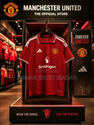 Jersey - Manchester United - Brand New - Quality Home Jersey in Ibadan