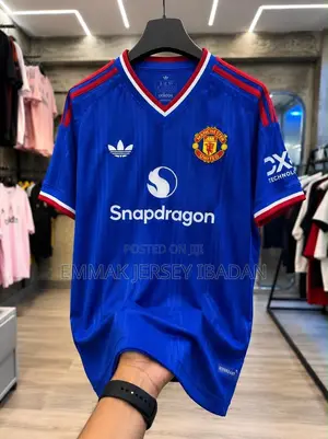 Jersey - Manchester Utd - Brand New - Quality White Jersey in Ibadan