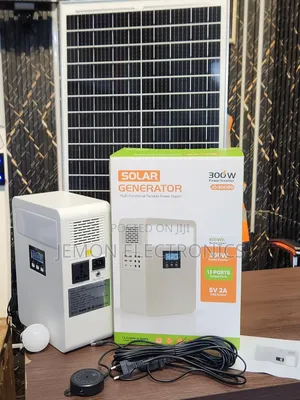 300w Solar Generator With 50w Solar Panel