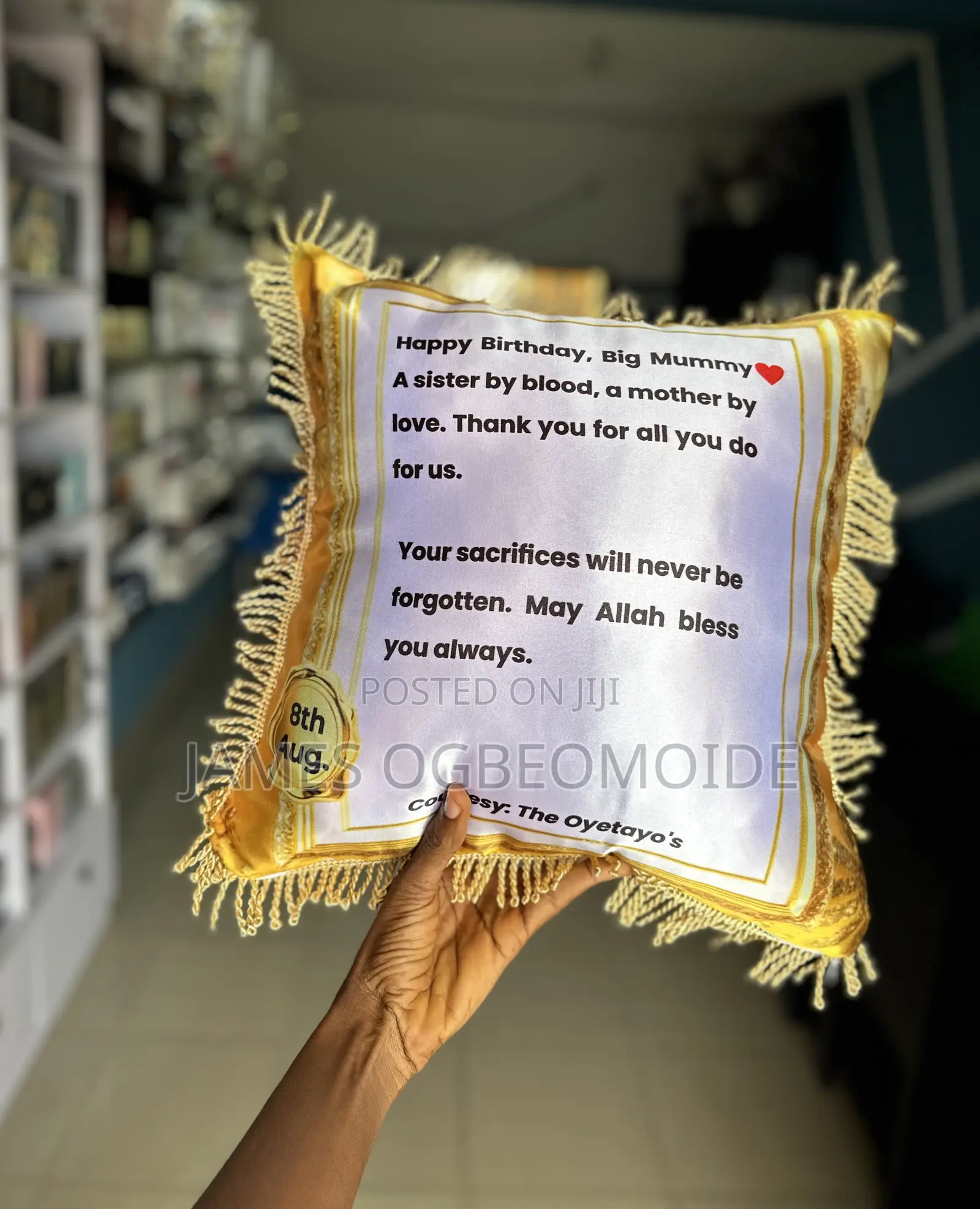 Customized Throw Pillow in Abuja