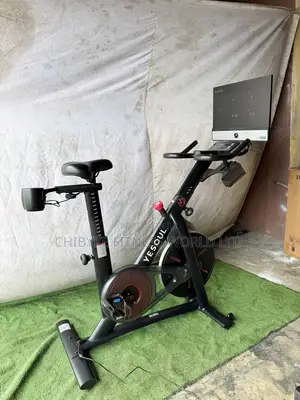 Spinning Bike With TV and Bluetooth Speakers