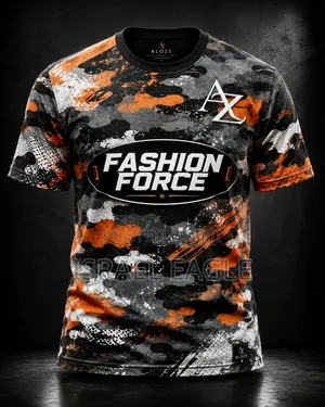Orange Fashion Camouflage by ALOZÉ
