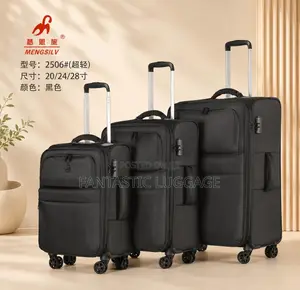 Lightweight Waterproof Fabric Luggage Set Strong Durable Travel Bags