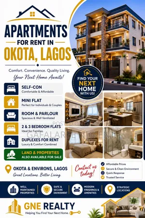 Apartments for Rent in Okota, Lagos**