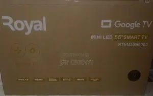 Royal 55” Mini LED Google Smart TV – Like New, Original Box