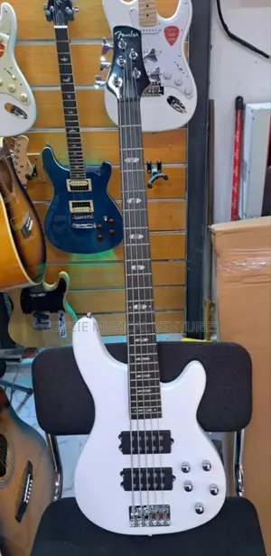 Fender White Colour Ative 5-Strings Bass Guitar With Order Colours