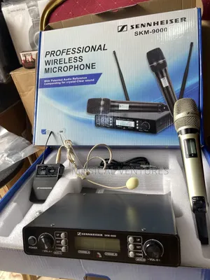 Sennheiser Neck Overhead and One Wireless Microphone That's Means 3in1
