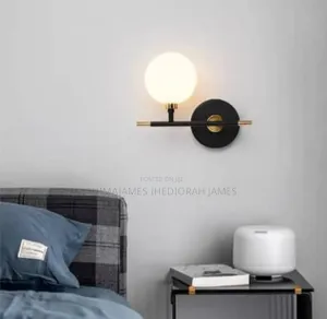 Nordic Minimalist Round Ball Wall Light Hotel Homestay Hallway Foyer