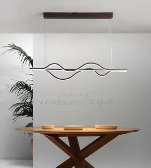 Modern LED Pendant Light With Remote Control Dimmable Hanging Fixture