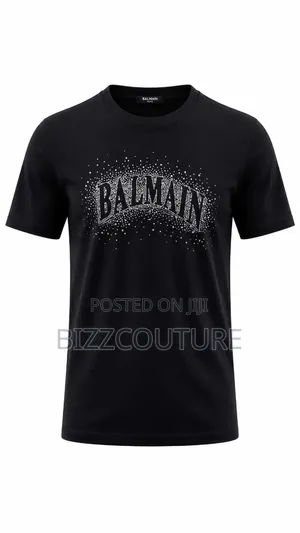 Original Balmain Men's T-Shirts 100% Authentic Guaranteed