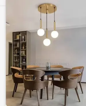 Modern Glass Pendant Light Brass Black Milk Ball LED Chandeliers Light
