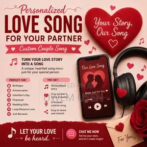 Personalized Love Song for Your Partner | Custom Couple Song