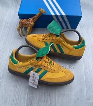 Premium Adidas Mustard Yellow Green Sneakers