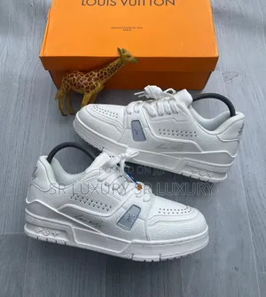 Premium White Luxury Designer-Style Sneakers
