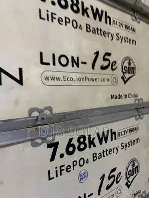 7.68kwh Ecolion 51v Solar Lithium Batteries