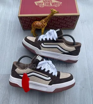 Premium Brown Beige Vans Skate Sneakers