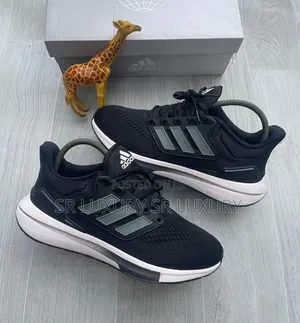 Premium Black White Adidas Running Sneakers
