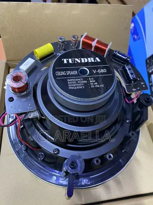 Tundra v-680 Is an 8-Ohm Passive Ceiling Speaker