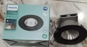 Philips LED Dive Bathroom Spotlight 5.5W [Warm White - Black]