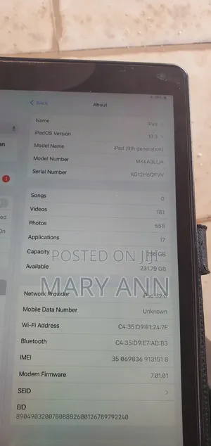 Apple iPad 9.7 256 GB Silver