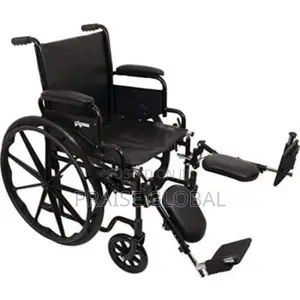 Medical Wheelchair With Orthopedic Foot Rest Leg for Disabled, Adults