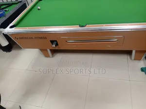 British American Fitness Marble Coin Operated 7ft and 8ft Snooker