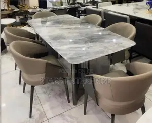 6 Seater Marble Top Dining