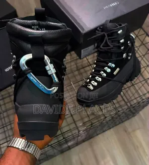 Heliot Emil Unisex Hiking Boot Available in Black and Gray