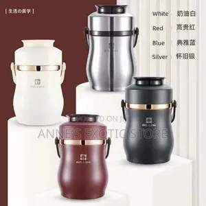 Ailijin 2.8L Vacuum Insulated Stainless Steel Food Flask