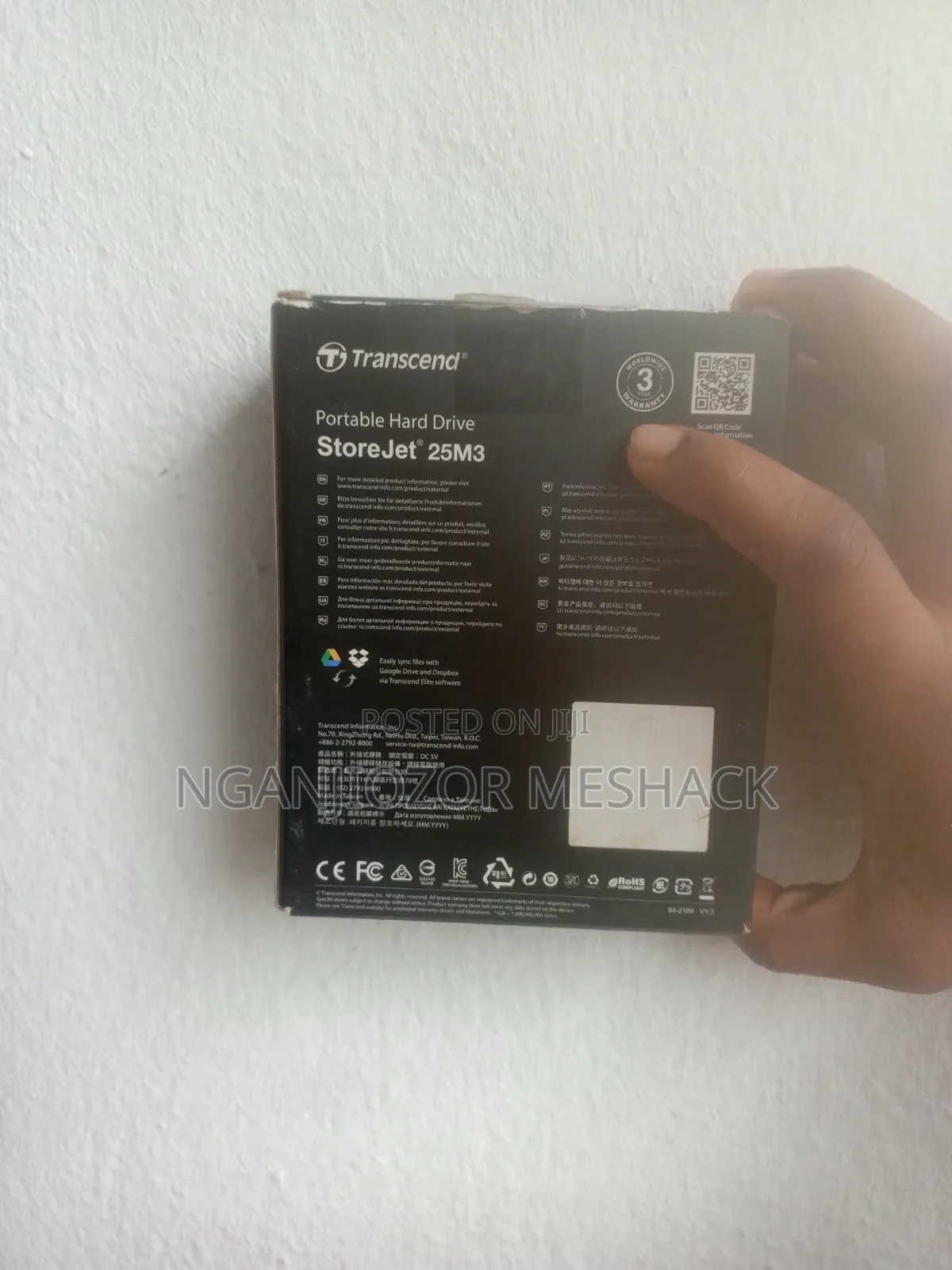 Transcend 2 Terabytes External Hard Drive
