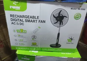 Iwin Rechargeable Fan Dc and AC
