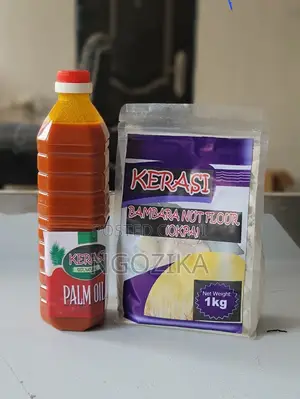 Kerasi Bambara Nut Flour (Okpa Flour) + Kerasi Palm Oil 1L