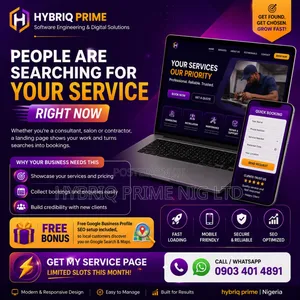 Landing Page for Your Business Service