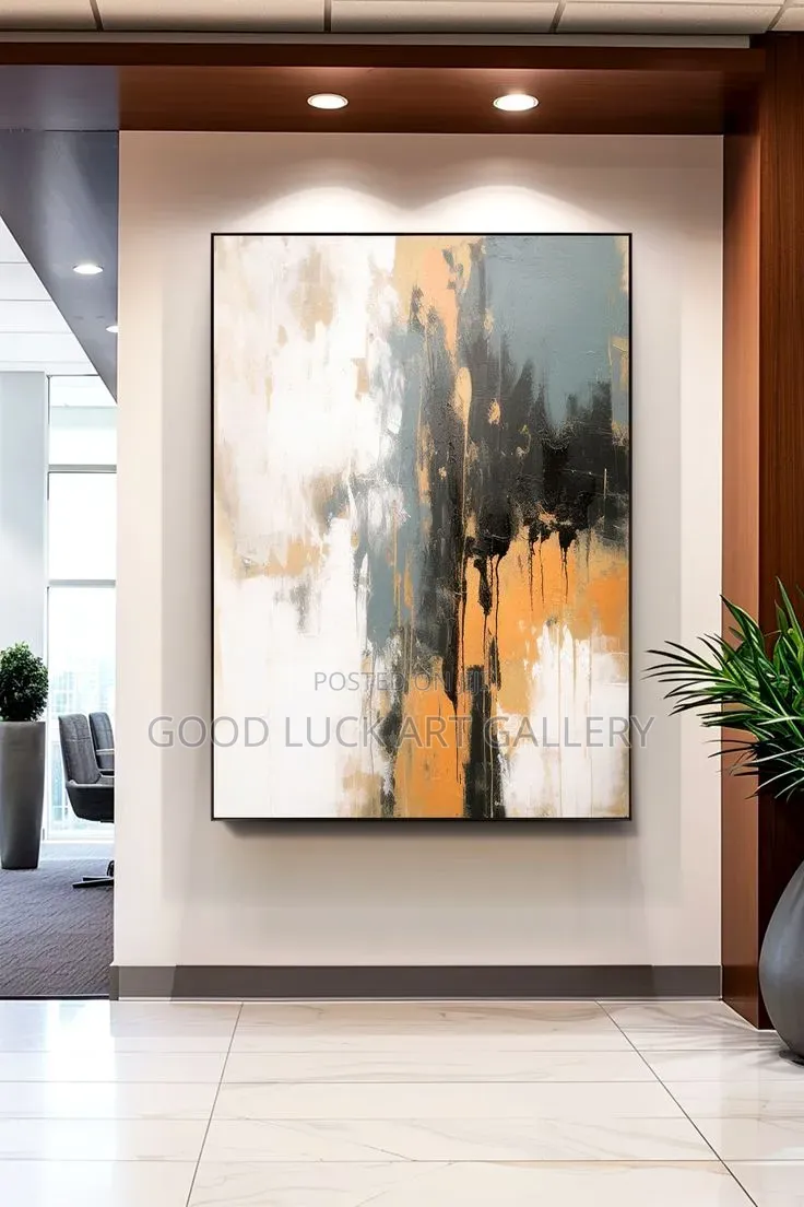 Abstract Cityscape Canvas