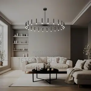 Living Room Decoration Light Modern Led Ceiling Large Hanging Chandeli