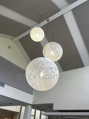 Modern Hemp Single Drop Chandelier Light