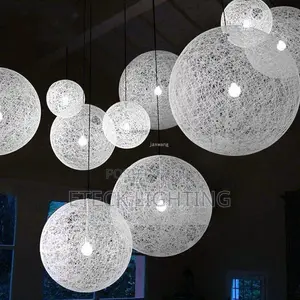 Modern Hemp Single Drop Chandelier Light