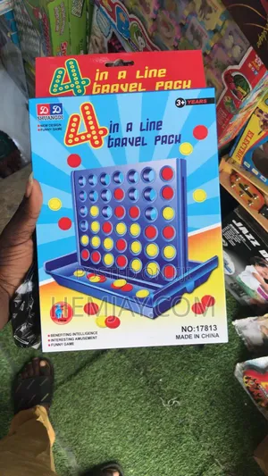 Connect 4 Board Games. (4 in a Line Travel Patch)