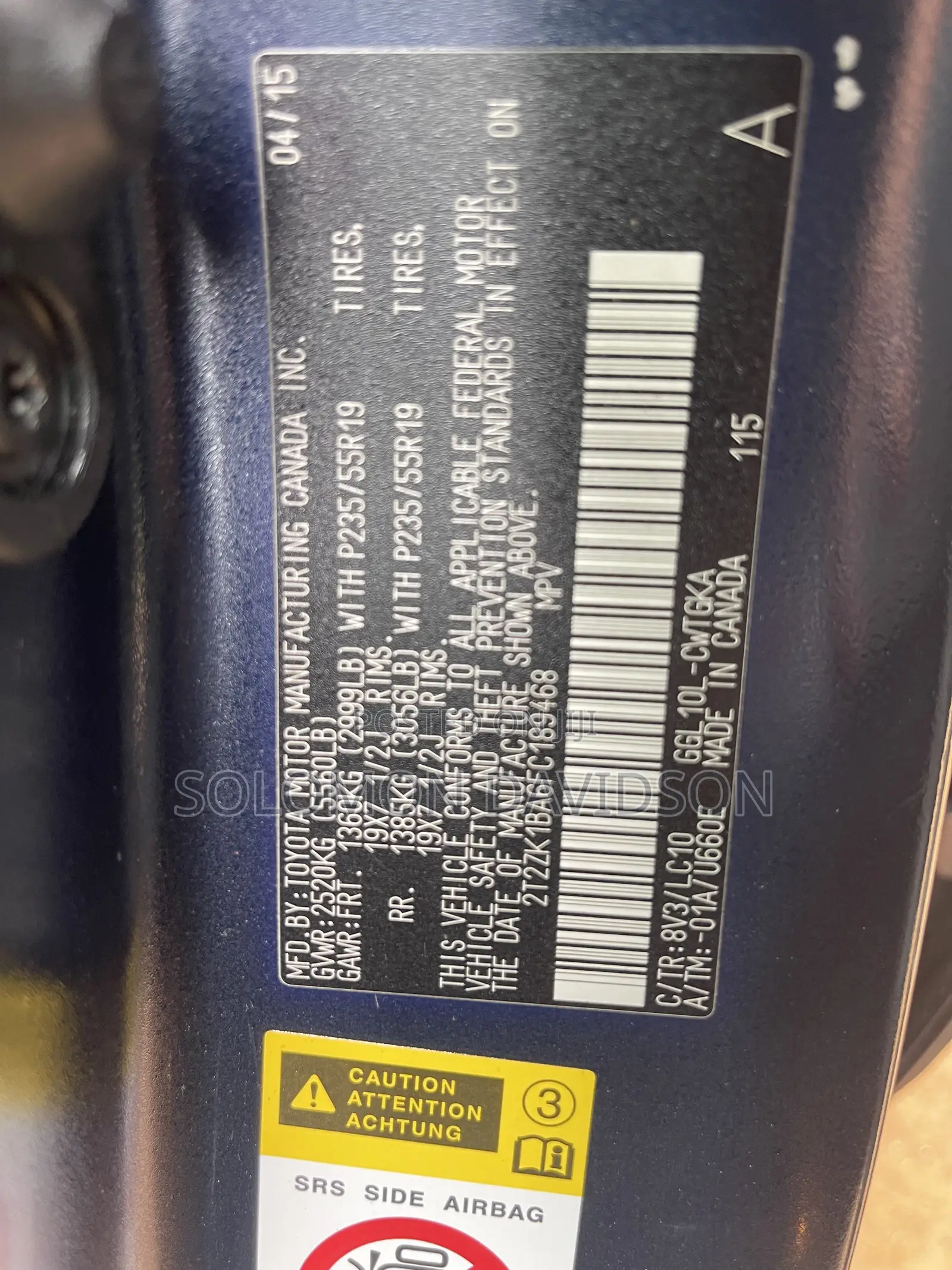 Lexus RX 350 AWD 2015 Blue