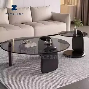 Luxury 2 in 1 Tempered Glass Coffee Table