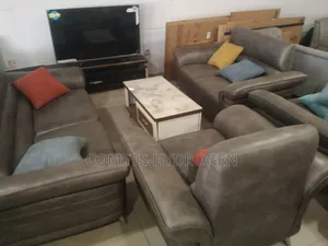 Luxury Imported Turkish 7-Seater Sofa Set With Marble Coffee Table