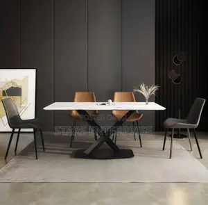 6 Seater Marble Dining Set