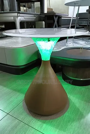 Modern Side Stool With LED Light