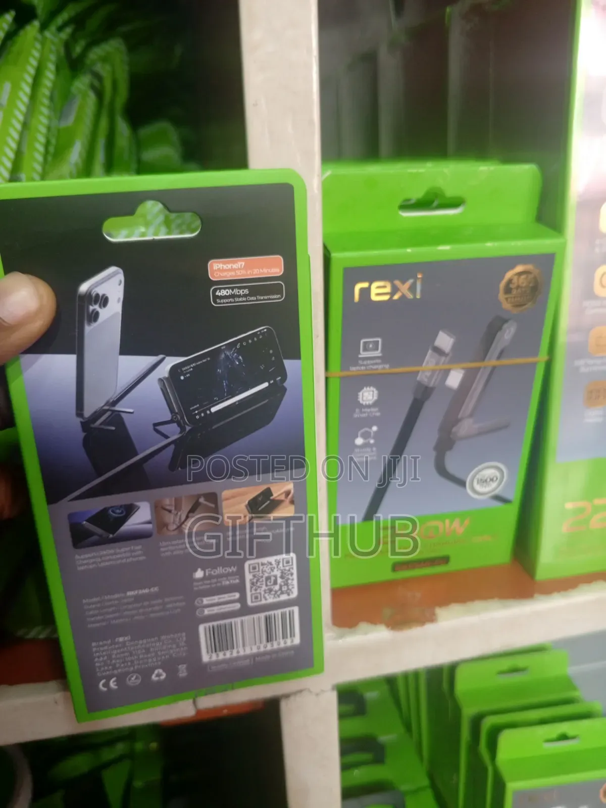 REXI Foldable Stand Charging Cable