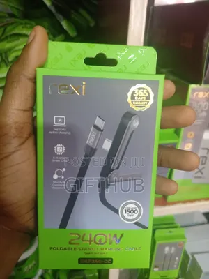 REXI Foldable Stand Charging Cable