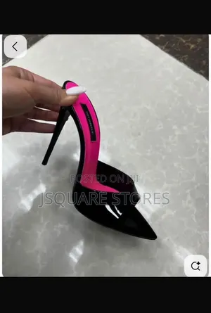 Beautiful Black Pencil Heel Size; 37 to 42 With Box