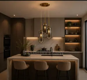 Odern 3-Light Glass Pendant ChandelierLuxuryKitchenIslandHanging Light
